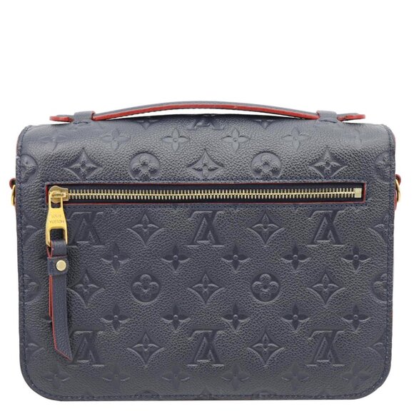 Louis Vuitton  Metis Pochette Empreinte Leather Crossbody Bag Navy Blue - Picture 3 of 14